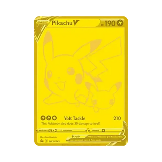 【Unberührt】 PikachuV [SWSH145][Englische Version](Sword&Shield"Promokarte