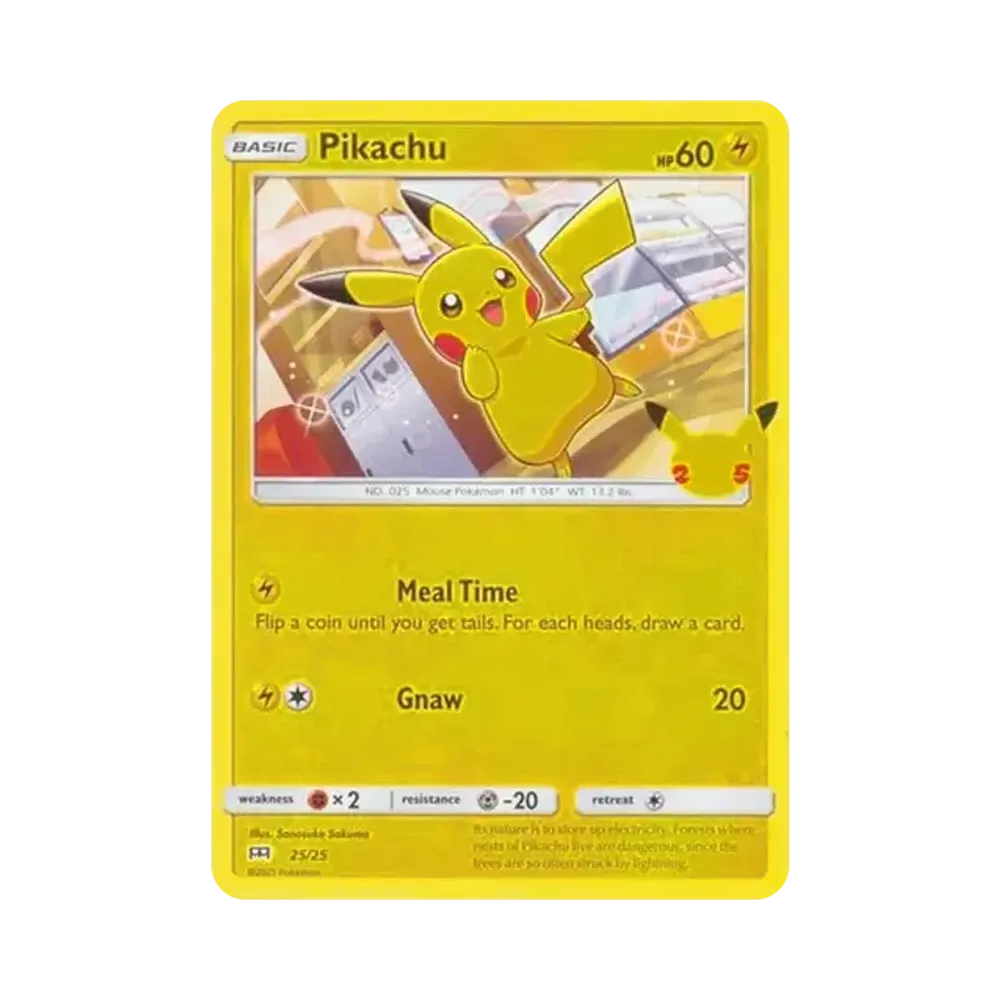 【PSA10】 Pikachu [25/25][Englische Version](Schwert & Schild "McDonald's 25. Jubiläum")
