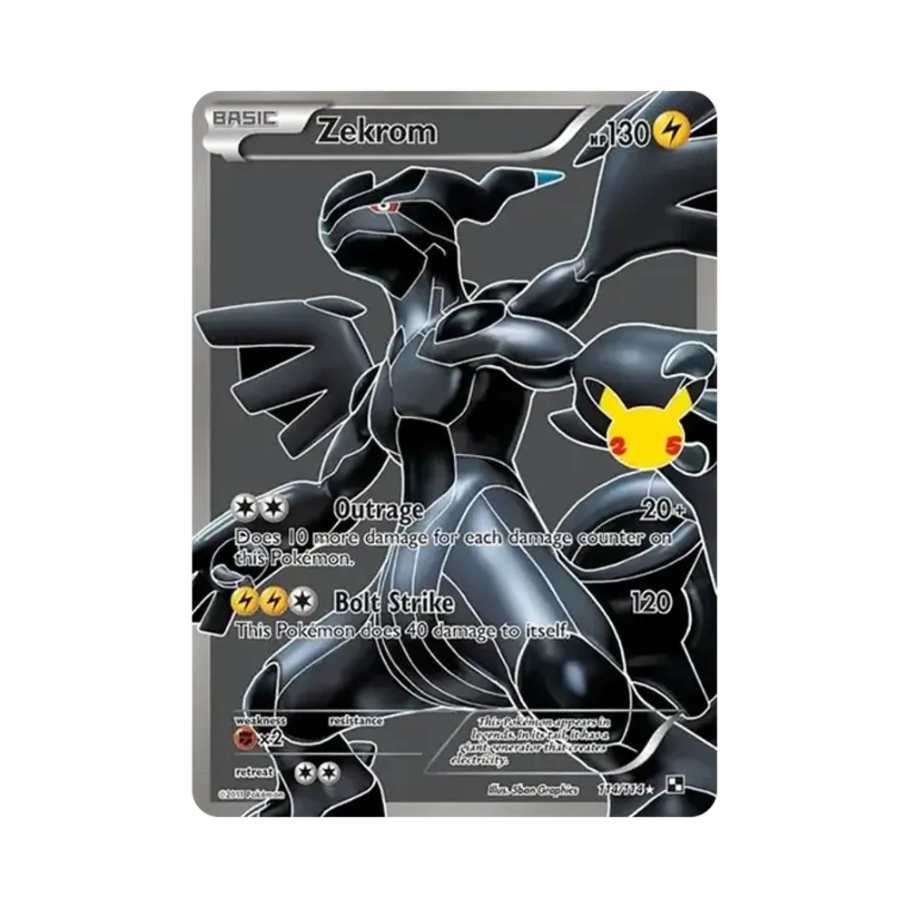 【PSA10】 Zekrom [114/114][Versione inglese](Spada e Scudo "Celebrazioni")