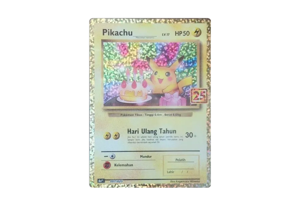 【PSA10】\\\_ of Pikachu Promo [S8a-P I 007/025][Indonesian Version]\(Sword & Shield「25th ANNIVERSARY edition」)