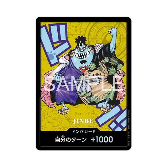 【Raw】 DON!! Card : Jinbe (Premium Card Collection"Kumamoto Special
