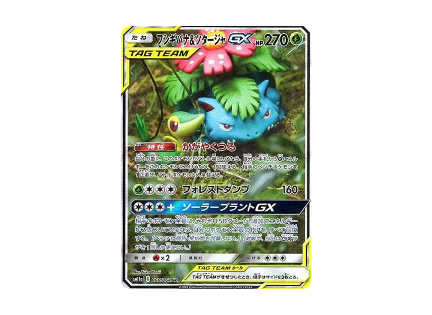 【PSA10】 Venusaur & Snivy GX SR: SA [SM11a 066/064] (Remix Bout Enhanced Expansion Pack)