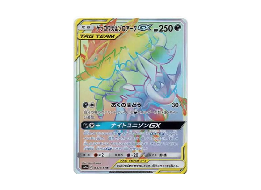 【PSA10】 Greninja & Zoroark GX HR [SM9a 066/055] (Enhanced Expansion Pack "Night Unison")