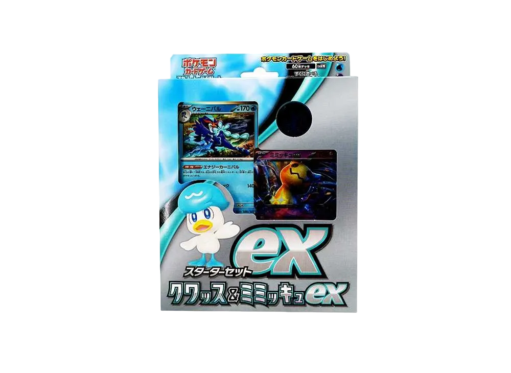 Pokemon Card Game Scarlet & Violet Starter Set ex "Quaxly & Mimikyu ex " SVA