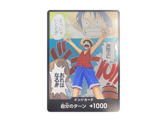 【Raw】 DON!! Card - Luffy - (Booster Pack"ROMANCE DAWN