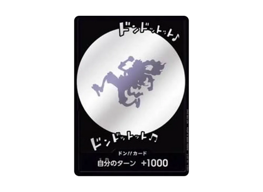【Raw】 DON!! Card : Gear 5 Nika (Promotion Card "One Year Anniversary POP UP)