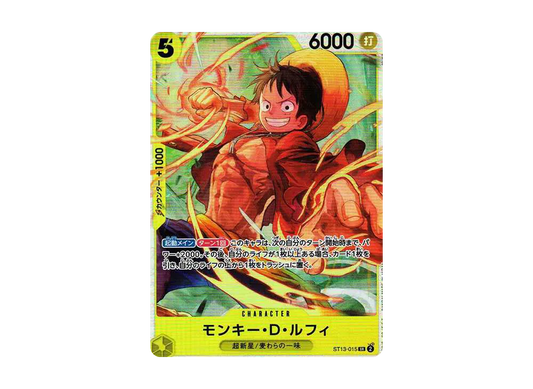 【Raw】 Monkey.D.Luffy SR [ST13-015] (Ultimate Deck 3BOND OF BROTHERS)