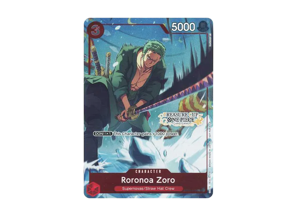 【Raw】 Roronoa Zoro SR [ST01-013][English Version](Treasure Cup tpp8)