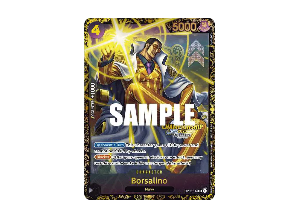 【PSA10】 Borsalino SR-P [OP02-114] English Version (Promo Card "Championship 2023 Prize")