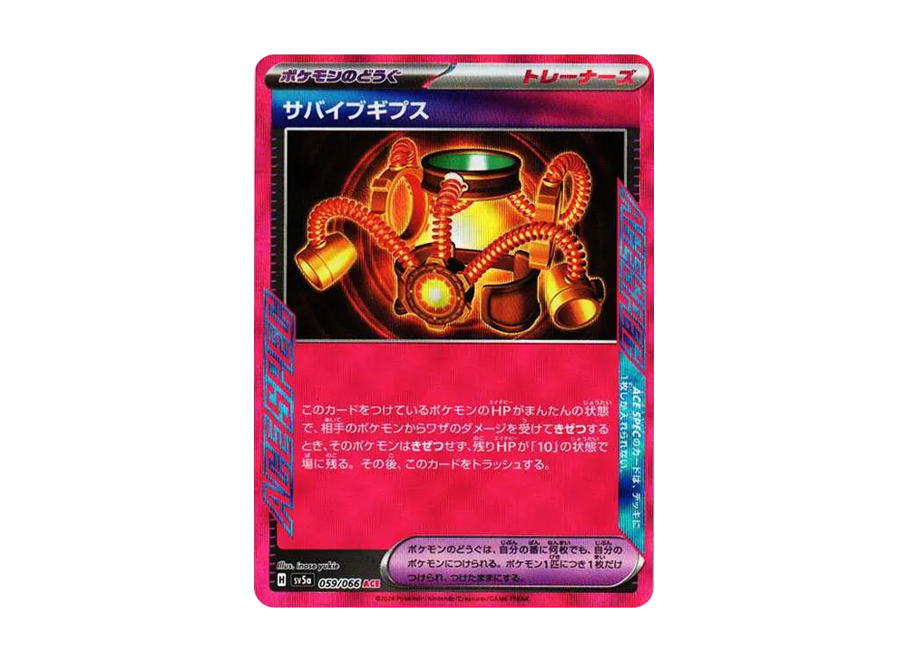【Raw】 Survival Brace ACE [SV5a 059/066](Enhanced Expansion Pack"Crimson Haze