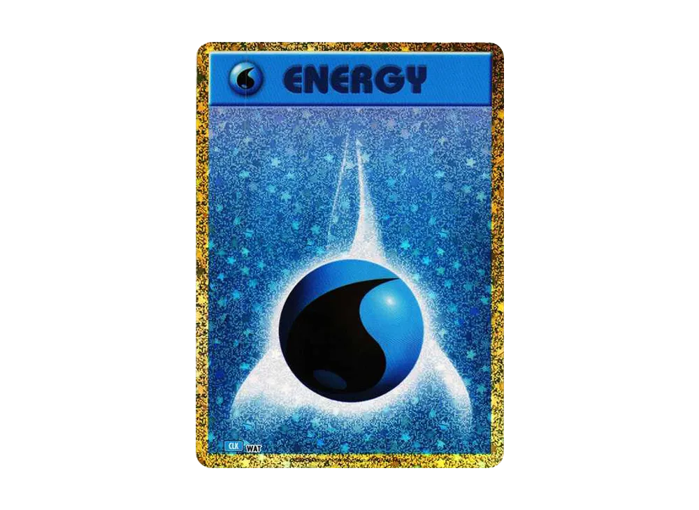 【Raw】 Basic Water Energy [CLK WAT/032](Pokemon Card Game Classic)
