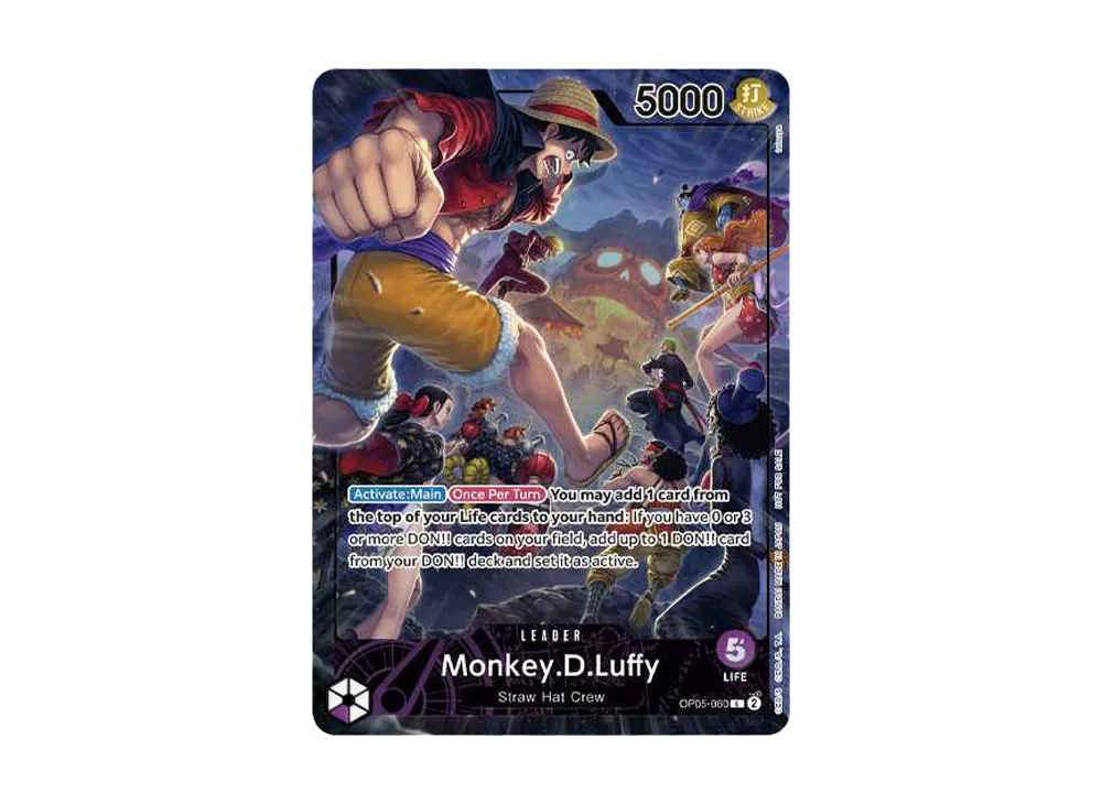 【PSA10】 Monkey.D.Luffy L [OP05-060] English Version (PSA Limited Collaboration Promo Card)