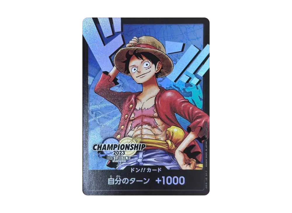 【Raw】 DON!! Card : Monkey.D.Luffy (Promotion Card"Championship2023 WaーRuDoFinalCommemorative Prize