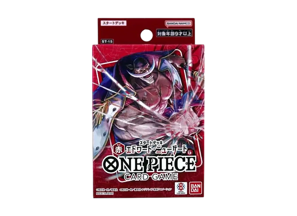 ONE PIECE Card Game Starter DeckRed Edward Newgate        ST-15
