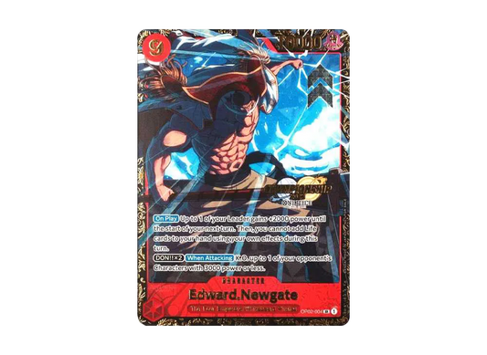 【PSA10】 Edward.Newgate SR [OP02-004] English Version (Promo Card "Championship 2023 Offline Regional Top 16