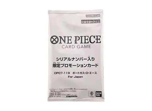 Portgas D. Ace SEC-P Serial Numbered (Sealed) [OP07-119] (Flagship Battle Prize) for Japan        OP07-119