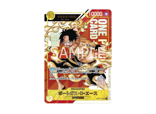 【PSA10】 Portgas.D.Ace SR-P (Opened) [OP07-119] (Flagship Battle Winner Prize) for Asia