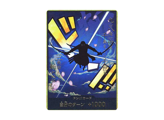 【PSA10】 DON!! Card : Roronoa Zoro Super Parallel (Premium Booster"ONE PIECE CARD THE BEST