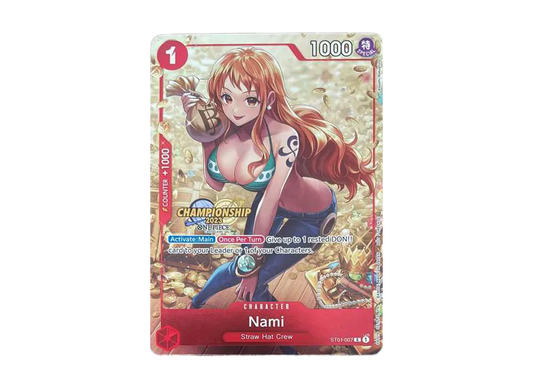 【PSA10】 Nami C [ST01-007] English Version (Promo Card "Championship 2023 Celebration Pack