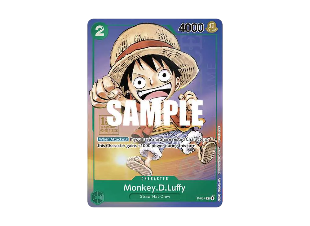 【PSA10】 Monkey.D.Luffy (Gold Stamp) P [P-037] English Version (Promo Card "1st Anniversary Tournament Participation Prize")