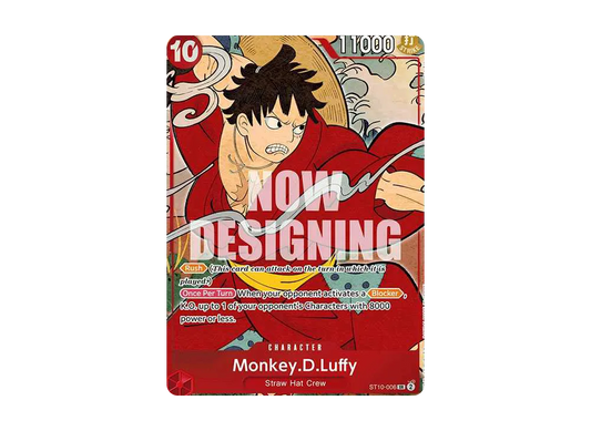 【Raw】 Monkey D. Luffy SR [ST10-006][English Version](1st Anniversary Set)