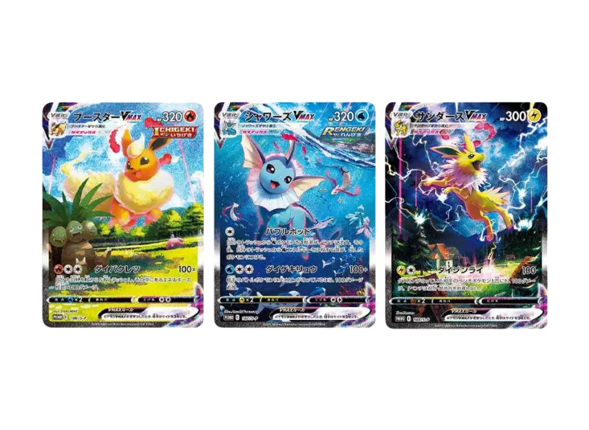 【PSA10】 Booster VMAX, Vaporeon VMAX, Jolteon VMAX P [S0P 186/187/188] (Promotional Card "Summer Pokemon TCG Campaign") 30card set