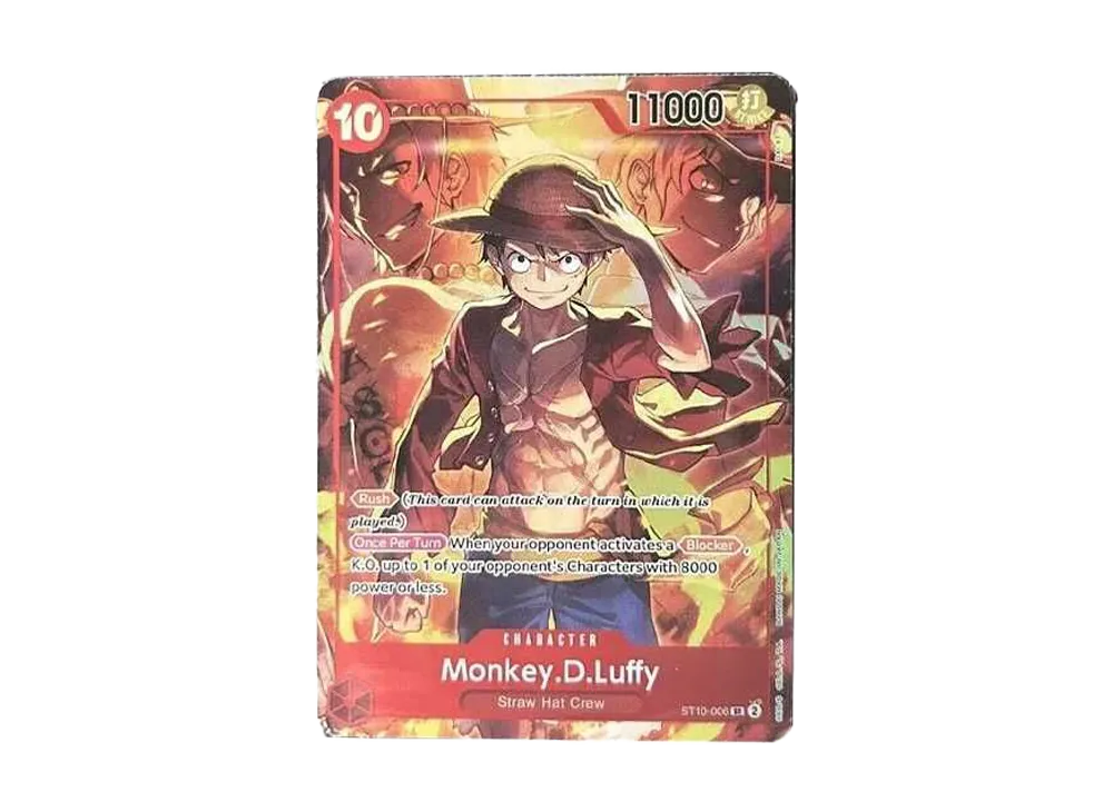 【PSA10】 Monkey.D.Luffy SR [ST10-006] English Version (Booster Pack "Treasure Booster Set")