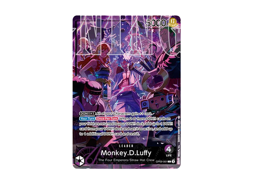 【Raw】 Monkey.D.Luffy L [OP09-061][English Version](AnniversarySet"English 2nd AnniversarySet English Version