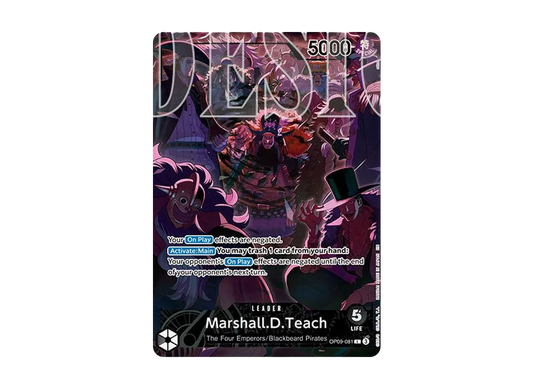 【Raw】 Marshall.D.Teach L [OP09-081][English Version](AnniversarySetEnglish 2nd AnniversarySet English Version)