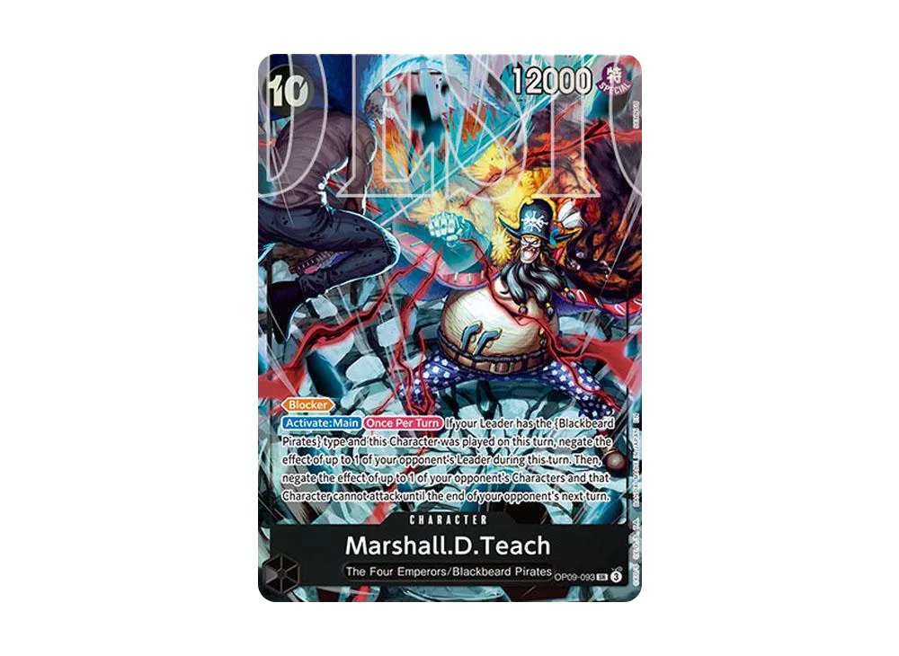 【Raw】 Marshall.D.Teach SR [OP09-093][English Version](AnniversarySet"English 2nd AnniversarySet English Version