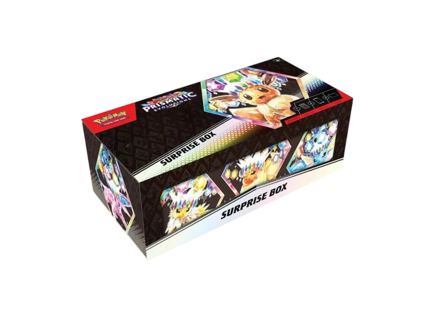 Pokémon Trading Card Game [English Version] Scarlet & Violet Prismatic Evolutions Surprise Box pkmn0tcg0en0SV0SV8a0SB