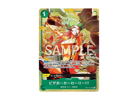 【Raw】 Pizao〜Ka〜Wa〜Ri〜!!! UC [OP07-037](Premium Card Collection "Best Selection vol.4)