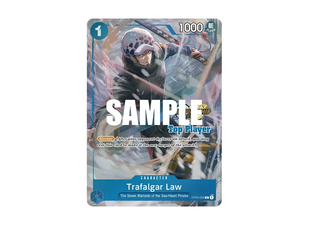 【PSA10】 Trafalgar Law C [ST03-008] English Version (Promo Card "Championship 2023 Top Players Pack ")