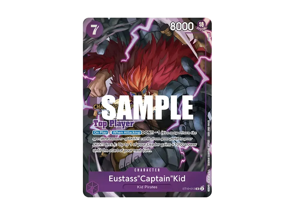 【PSA10】 Eustass"Captain"Kid SR [ST10-013] English Version (Promo Card "Championship 2023 Top Players Pack ")