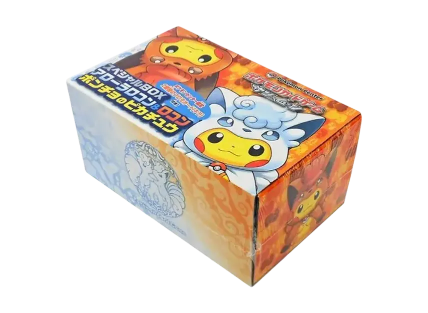 Pokémon Trading Card Game Sun & Moon Special Box: Alolan Vulpix & Pikachu in a Vulpix Poncho pkmn0300