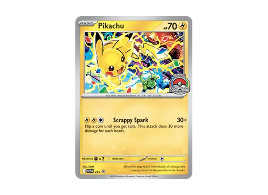 【PSA10】 Pikachu P [SVP EN 225] [English Version] (Promotional card "2025 World Celebration Tournament Local League Participant Distribution")