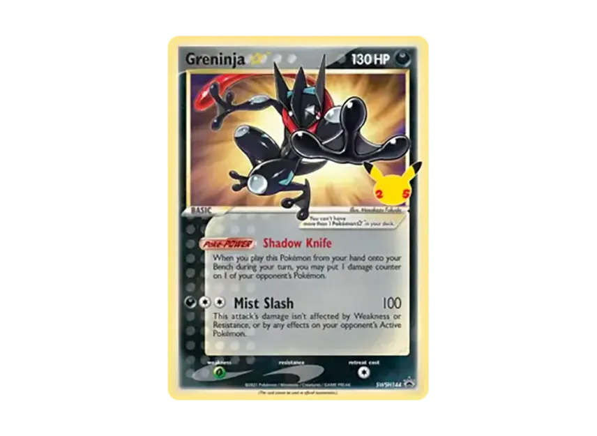 【PSA10】 Greninja ★ P [SWSH144] [English Version] (Sword & Shield "Celebrations Promotional Card")