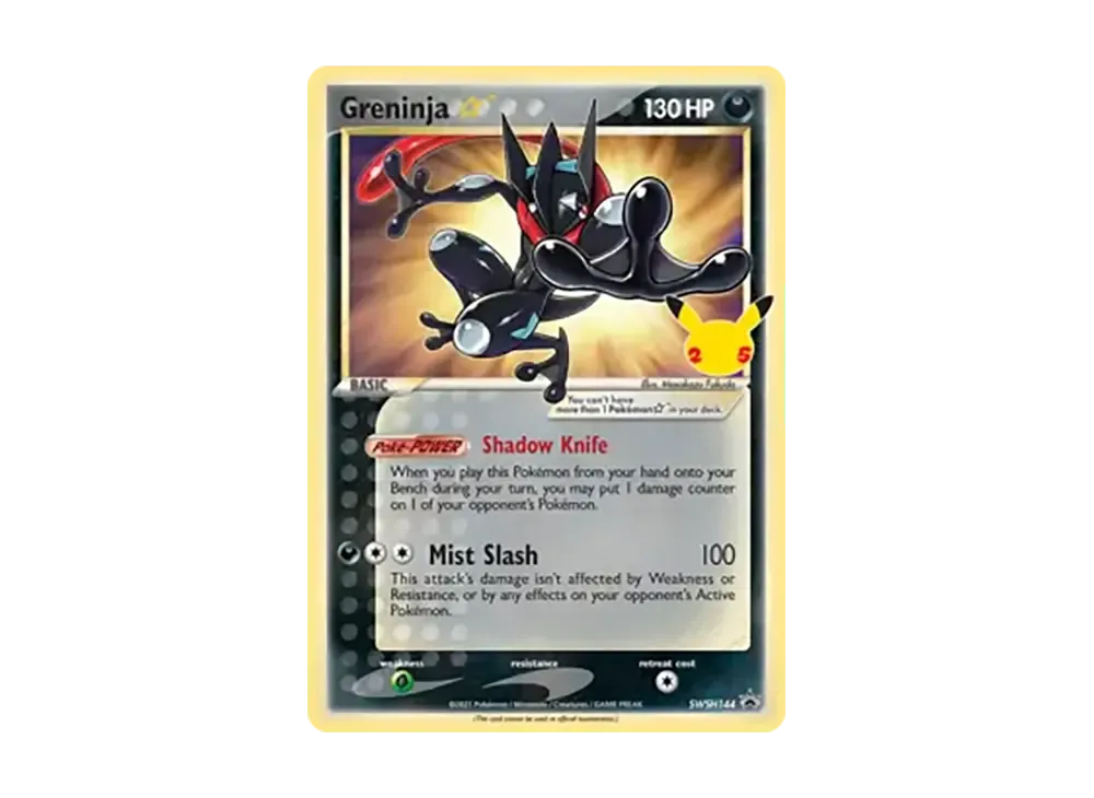 【Raw】 Greninja★ P [SWSH144][English Version](Sword & Shield「Celebrations Promo Card」)
