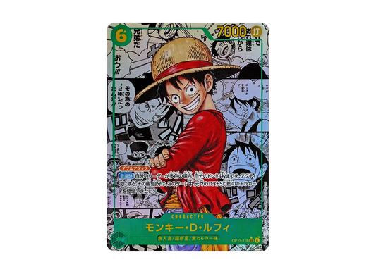 【PSA10】 Monkey.D.Luffy SEC-SP (Manga Rare) [OP13-118](Booster Pack OP-13 "CARRYING ON HIS WILL