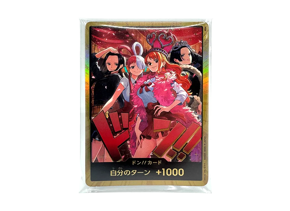 【Raw】 DON!! Card : Robin&Uta&Nami&Hancock SuperParallel :Sealed10 CardsSet (Extra Booster"ONE PIECE HEROINES EDITION SpecialSet