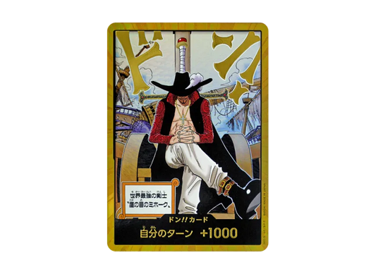 【PSA10】 Don!! Card: Dracule Mihawk Super Parallel (Booster Pack "The Seven Heroes of the Azure Sea")