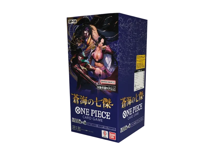 One Piece Card Game Booster Pack "Seven Heroes of the Azure Sea" Box OP-14