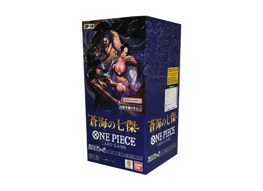 One Piece Card Game Booster Pack "Seven Heroes of the Azure Sea" Box OP-14
