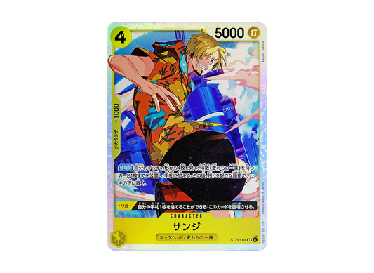 【Raw】 Sanji SR [ST29-004](Starter DeckEgghead)