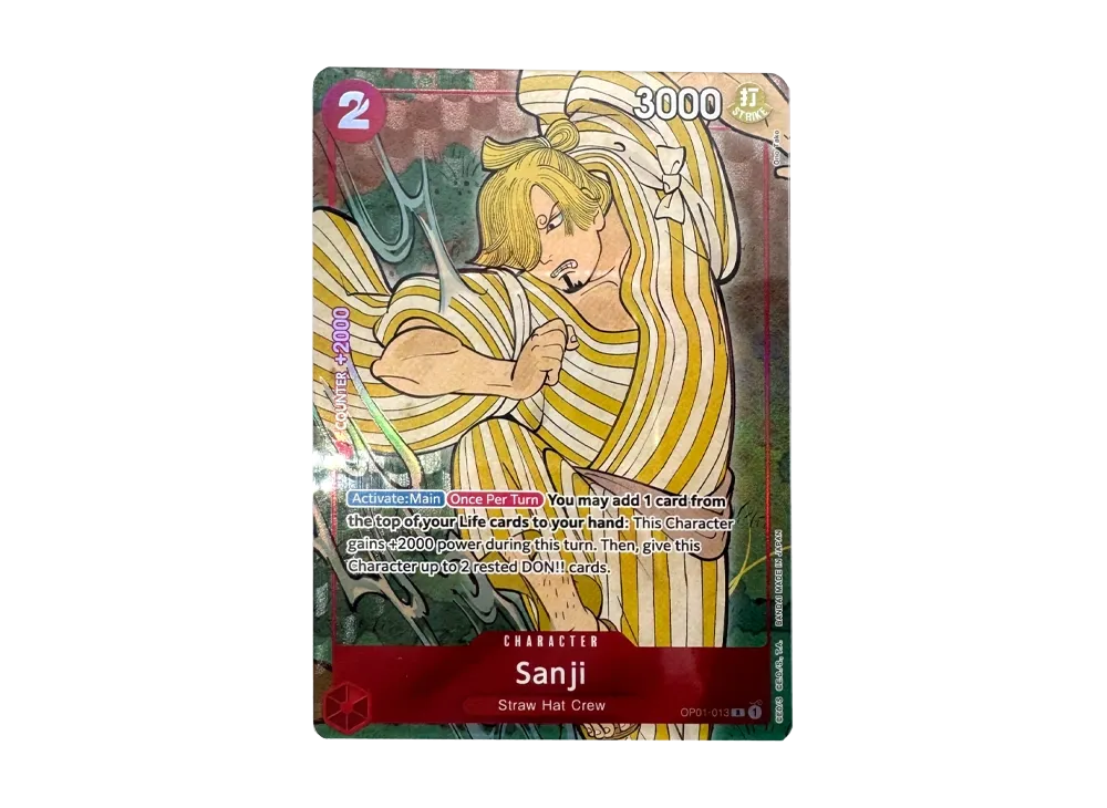 【PSA10】 Sanji R [OP01-013] English Version (1st Anniversary Set)