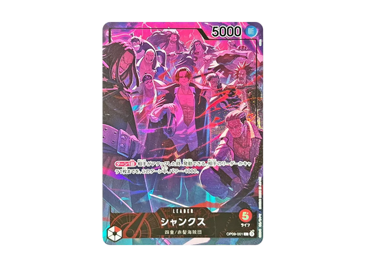 【Raw】 Shanks L [OP09-001](Anniversary Set"English 2nd Anniversary Set Japanese Version)