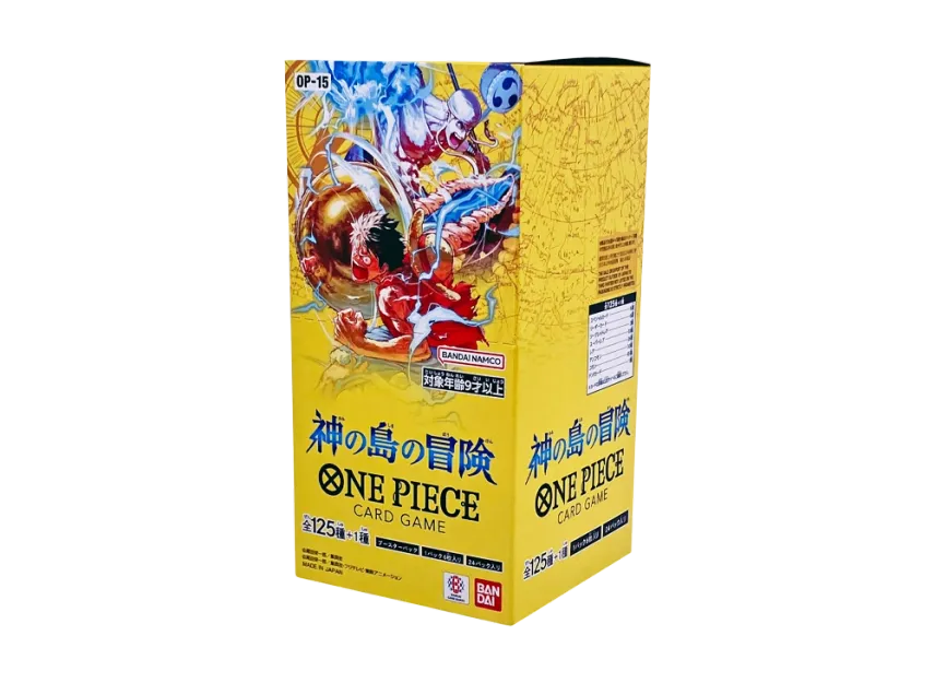 One Piece Card Game Booster Pack "Adventure on the Island of the Gods" Box OP-15