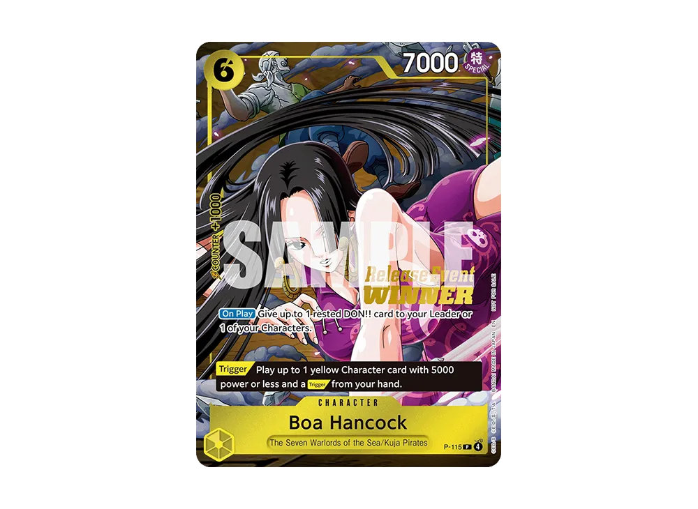 【Raw】 Boa Hancock P :Winner Prize [P-115][English Version](Promotion Card"OP15-EB04 ReleaseEvent