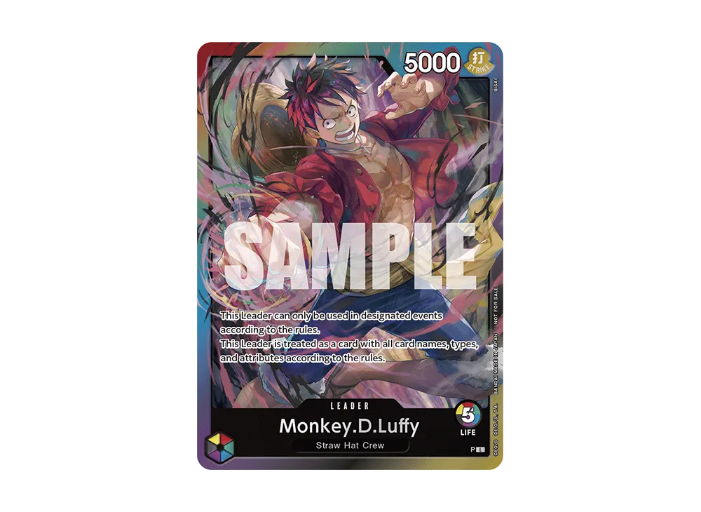 【Raw】 Monkey.D.Luffy L :Participation Prize [P][English Version](Promotion Card"OP15-EB04 ReleaseEvent