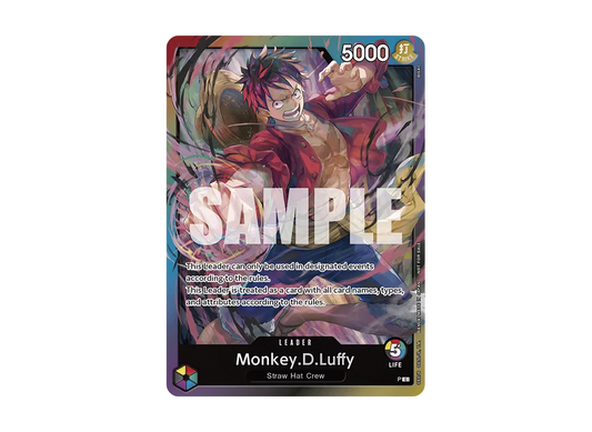 【Raw】 Monkey.D.Luffy L :Participation Prize [P][English Version](Promotion CardOP15-EB04 Release Event)